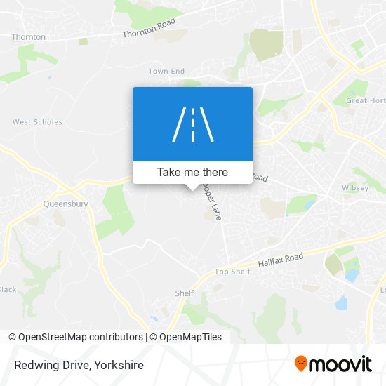 Redwing Drive map