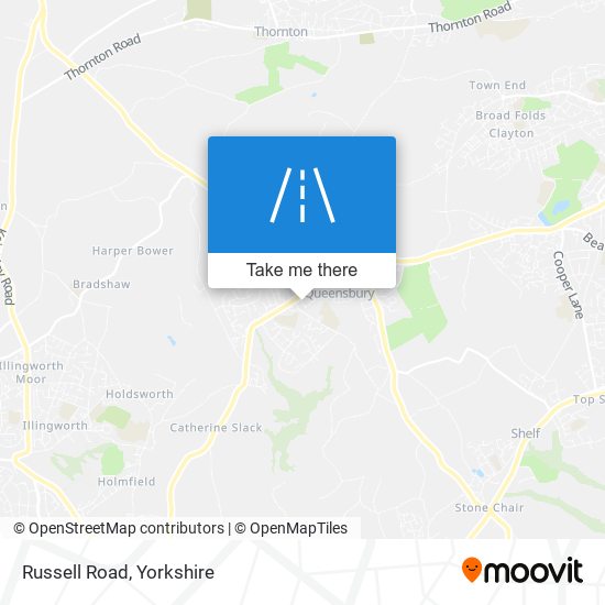 Russell Road map