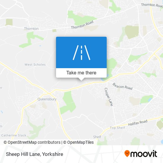 Sheep Hill Lane map