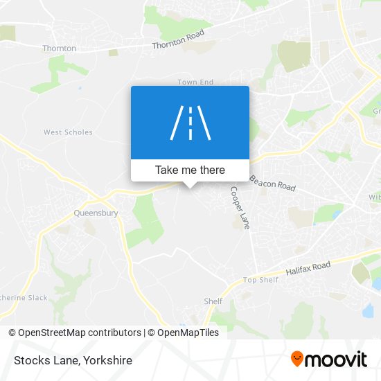 Stocks Lane map