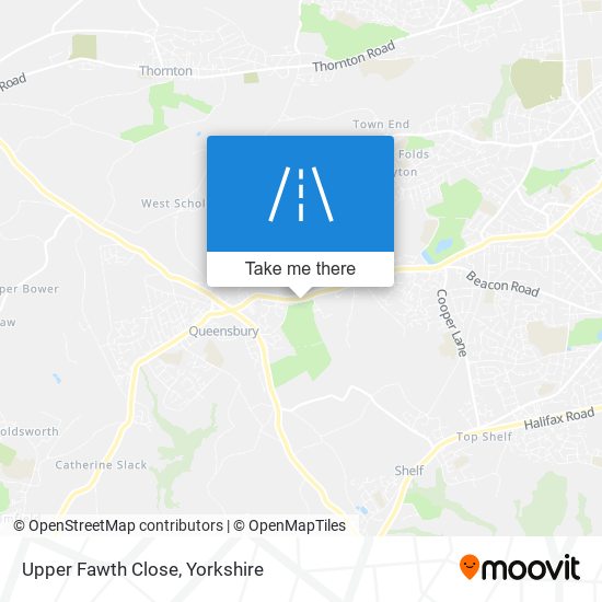 Upper Fawth Close map