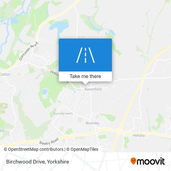Birchwood Drive map