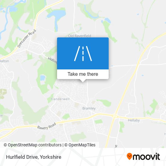 Hurlfield Drive map