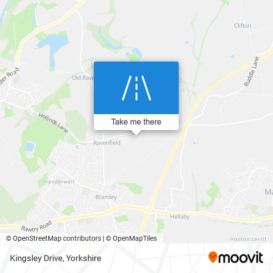 Kingsley Drive map