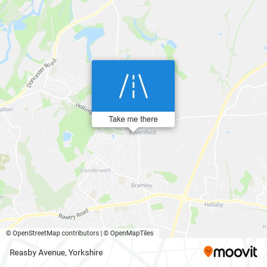 Reasby Avenue map