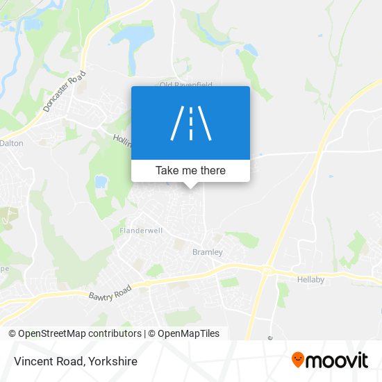 Vincent Road map