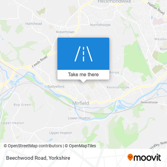 Beechwood Road map