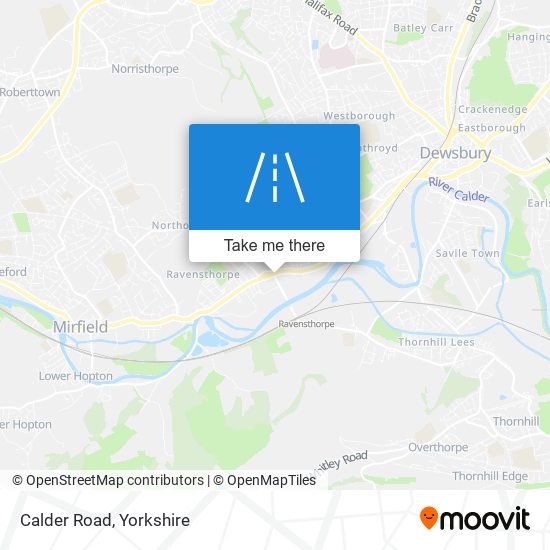 Calder Road map