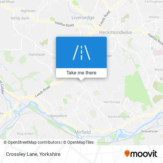 Crossley Lane map