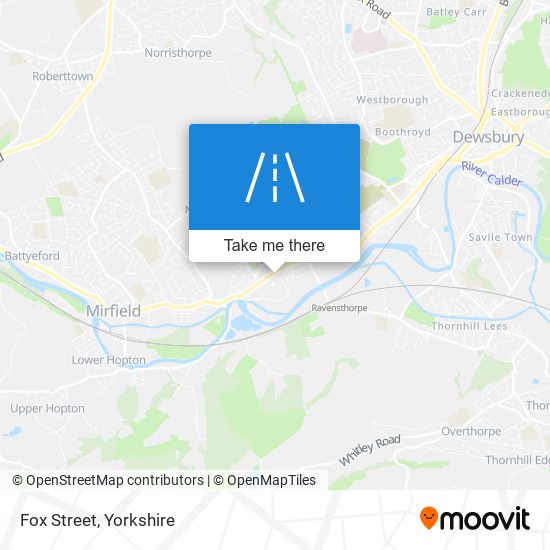 Fox Street map