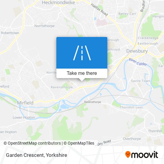 Garden Crescent map