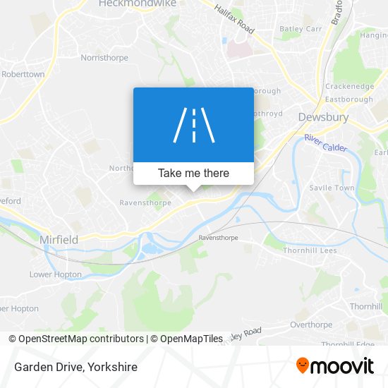 Garden Drive map