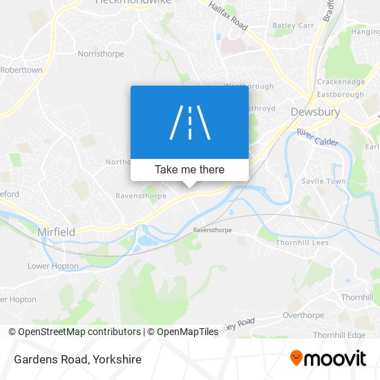 Gardens Road map