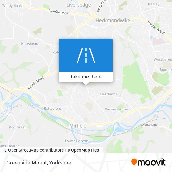 Greenside Mount map