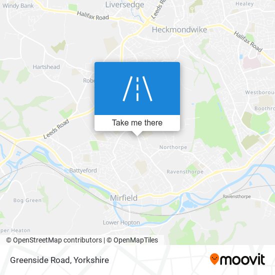 Greenside Road map