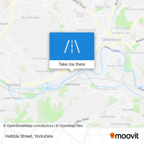 Hebble Street map