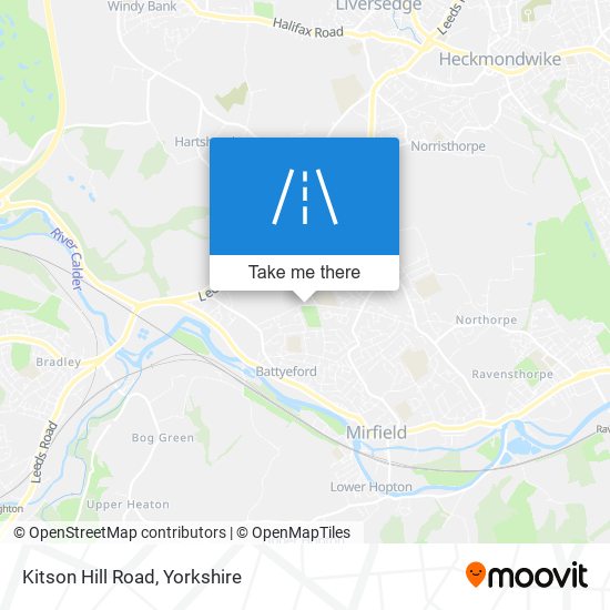 Kitson Hill Road map