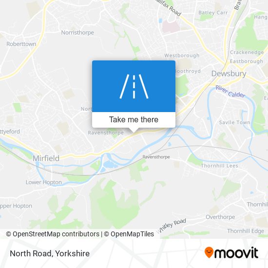 North Road map
