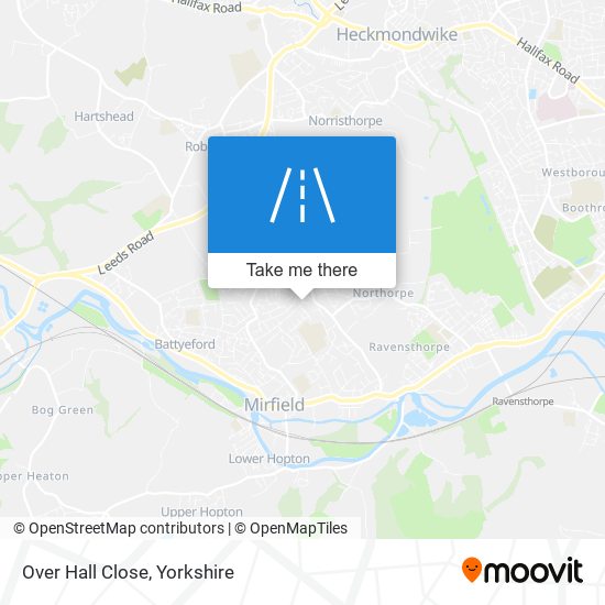 Over Hall Close map