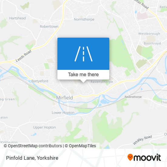Pinfold Lane map