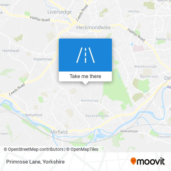 Primrose Lane map