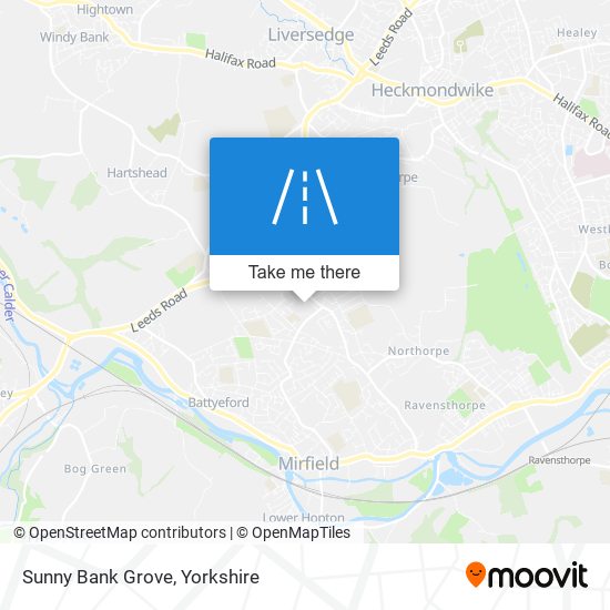 Sunny Bank Grove map