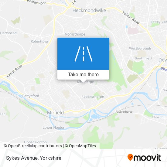 Sykes Avenue map