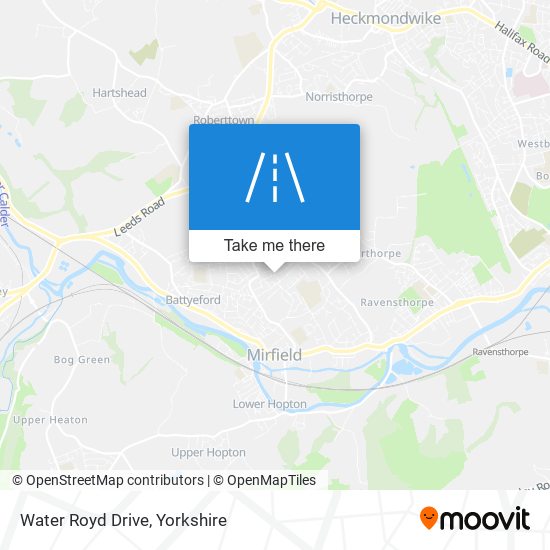 Water Royd Drive map