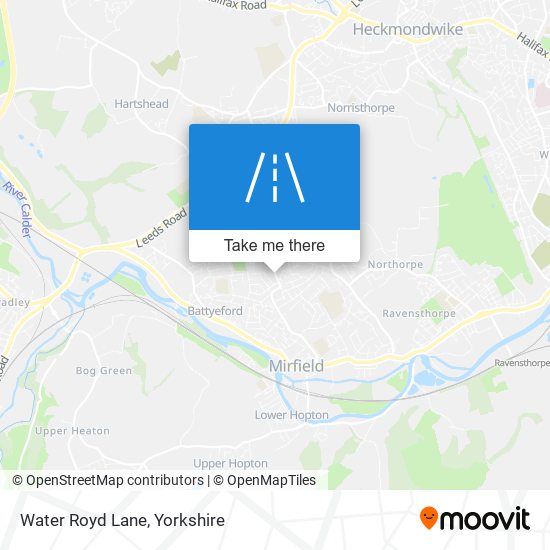 Water Royd Lane map