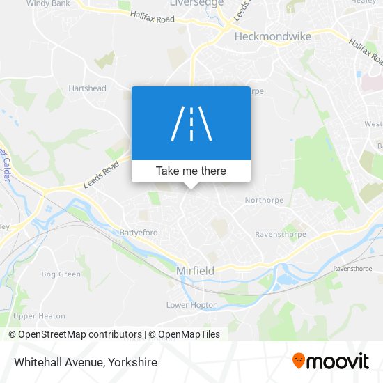 Whitehall Avenue map