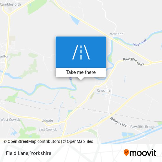 Field Lane map