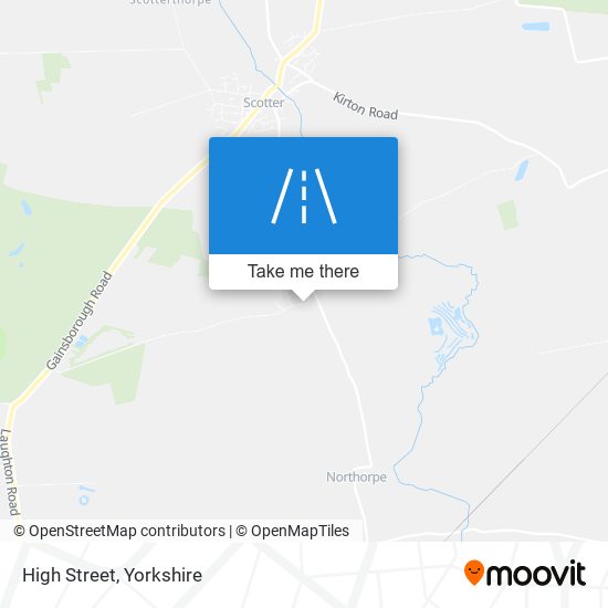 High Street map