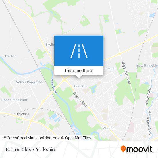 Barton Close map