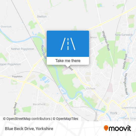 Blue Beck Drive map