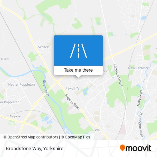Broadstone Way map