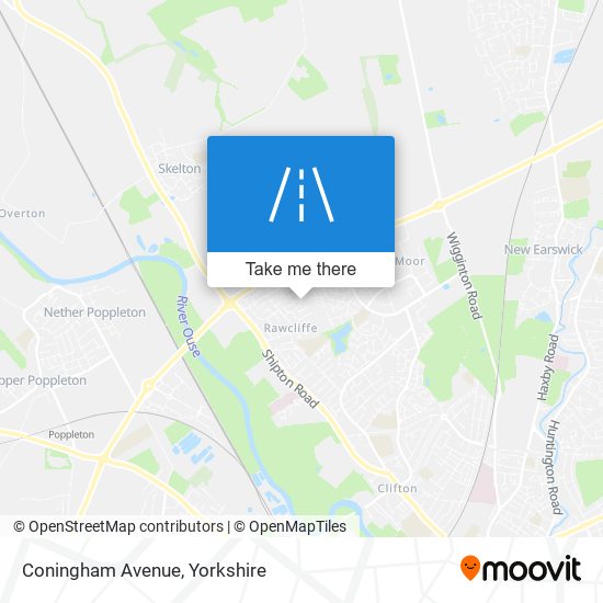 Coningham Avenue map