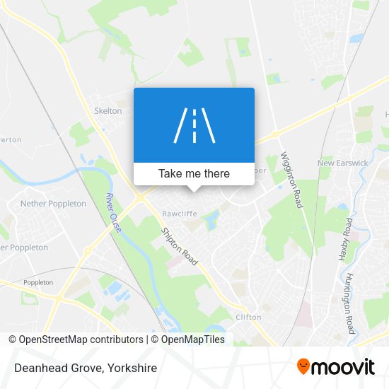 Deanhead Grove map