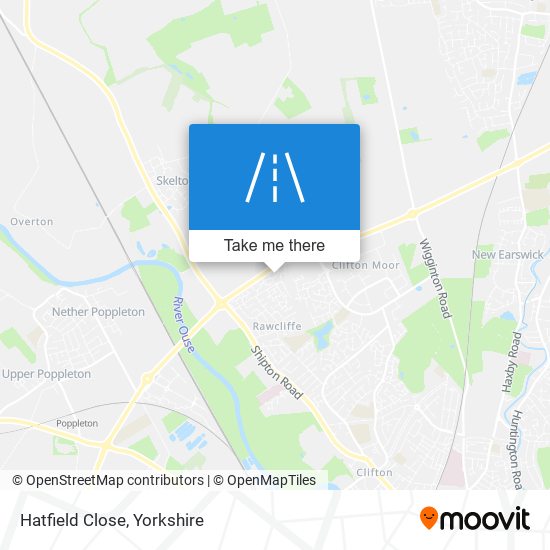 Hatfield Close map