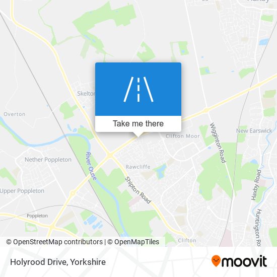 Holyrood Drive map