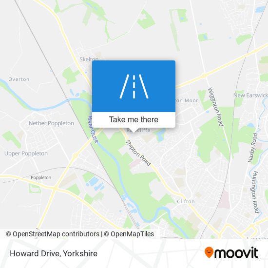 Howard Drive map
