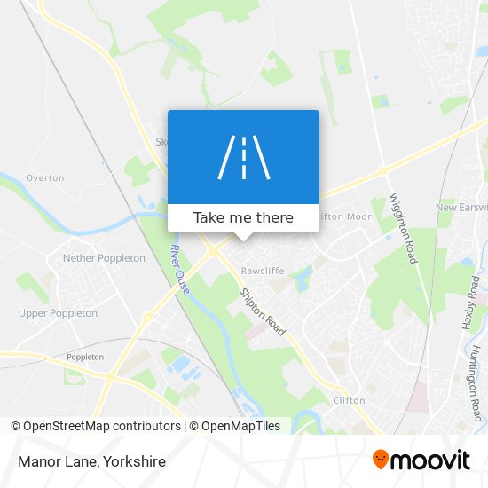 Manor Lane map
