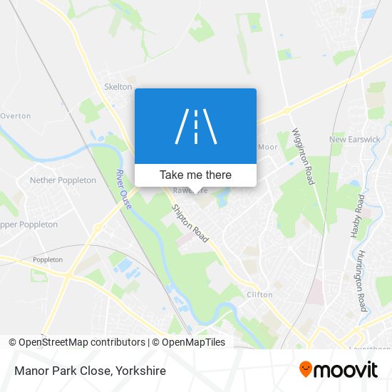 Manor Park Close map