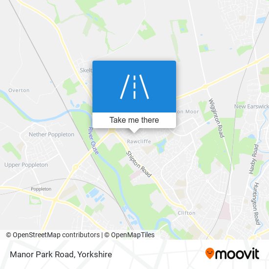 Manor Park Road map