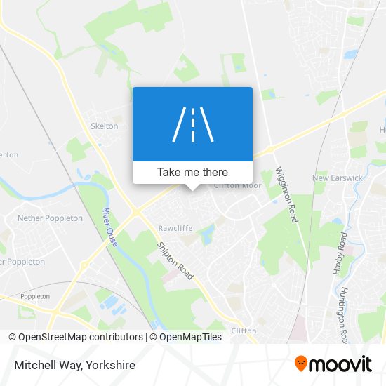 Mitchell Way map