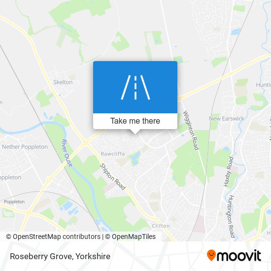Roseberry Grove map