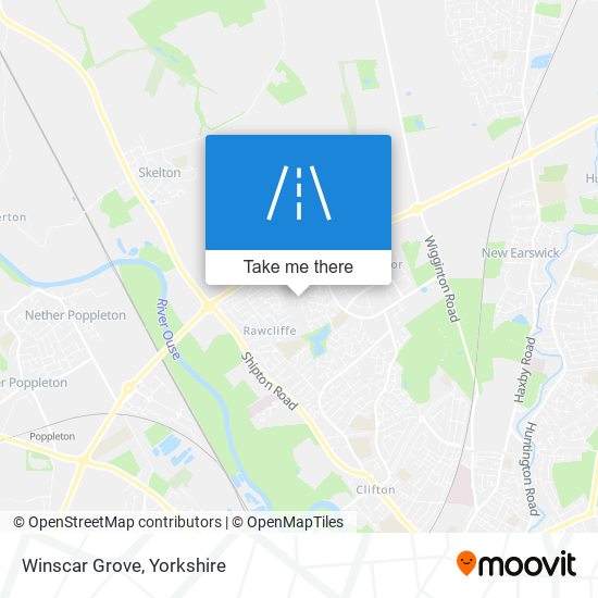 Winscar Grove map