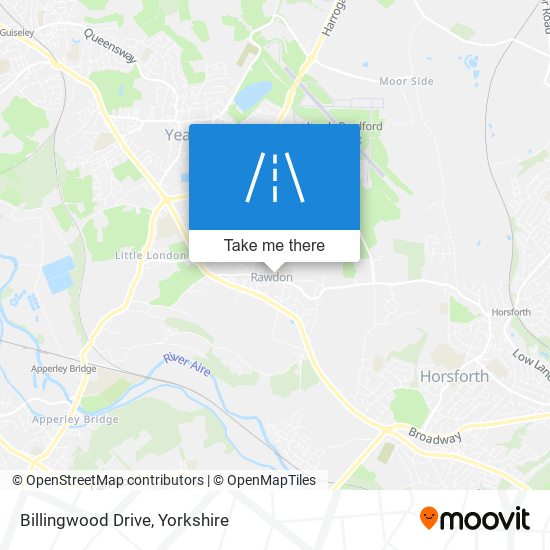 Billingwood Drive map