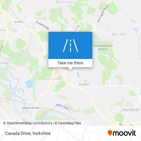 Canada Drive map