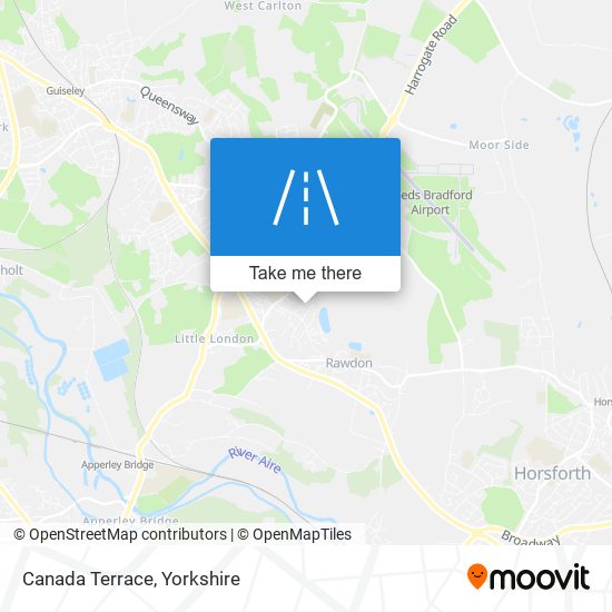 Canada Terrace map