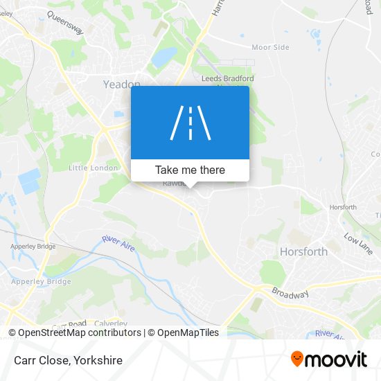 Carr Close map